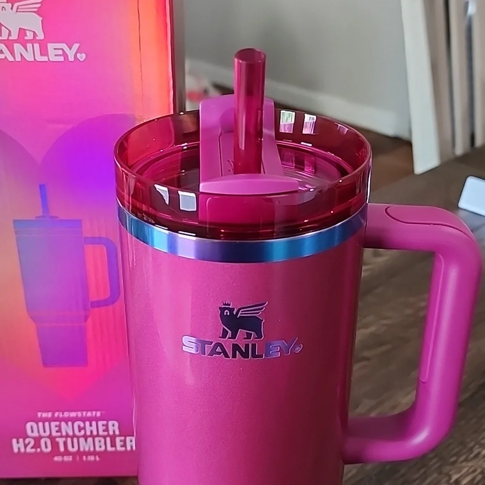 Stanley Valentine's Day 2025 40 oz Tumbler In Berry Truffle Brand New In Box